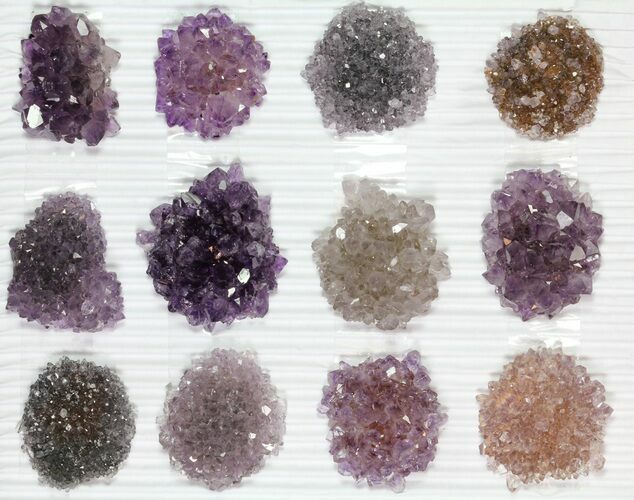 Lot: Amethyst Crystals Rosettes - Pieces #82598